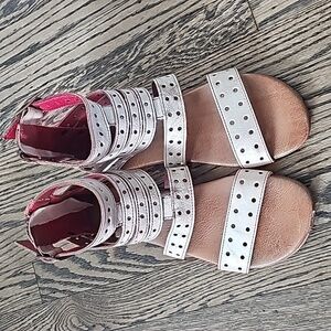 Cute leather sandals